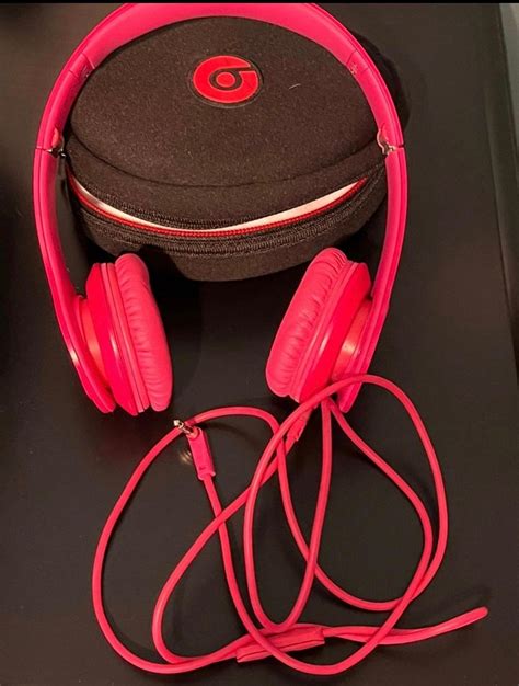 Beats Headphones Hot Pink