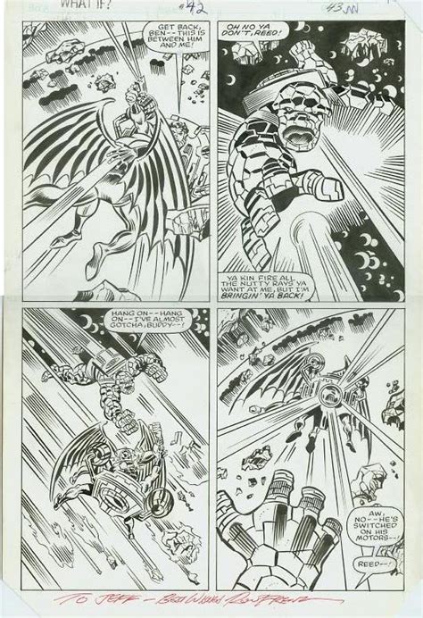 What If 42 Pg 43 By Ron Frenz Joe Sinnott Featuring The Fantastic