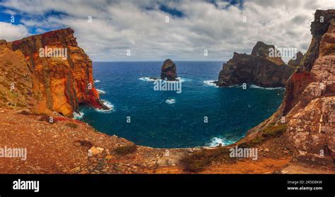 Gorilla Rock In Da Ponta De Sao Lourenco In Madeira Island Stock Photo