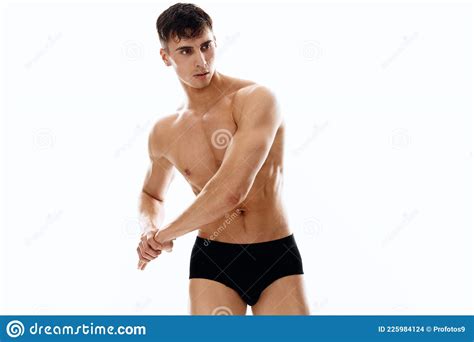 Male Athlete With Naked Muscular Body Workout Motivation Stock Photo Image Of Alluring Male