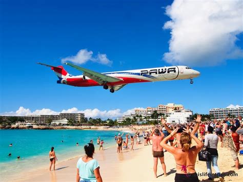 Visiting Maho Beach - St. Maarten's Beach for the AvGeeK