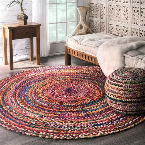 Hand Braided Rugs From India Jaipur Multi Colorful With | Etsy