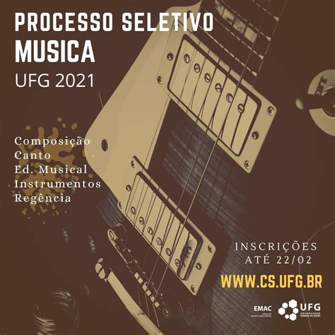 Processo Seletivo de Música PS Música 2021 está inscrições