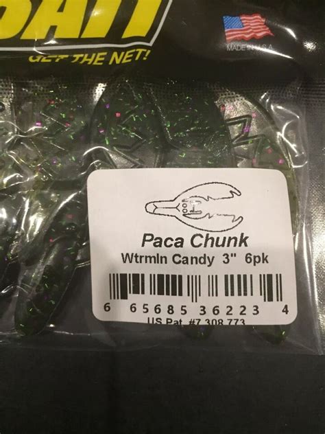 Netbait Paca Chunk 3” 6pk Watermelon Candy Ebay