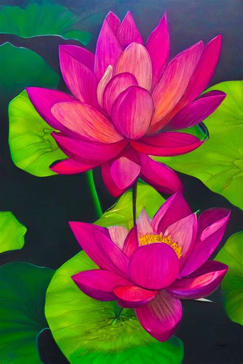 Lotus Flower Art Images | Best Flower Site