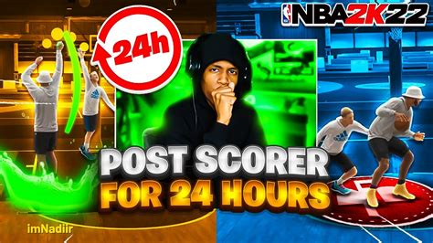 I BECAME A 7 3 DEMI GOD TOXIC POST SCORER IN NBA 2K22 FOR 24 HOURS