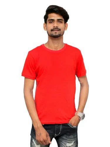 Round T Shirts Half Sleeves Plain At Rs 250 In Kanpur Id 23289807112