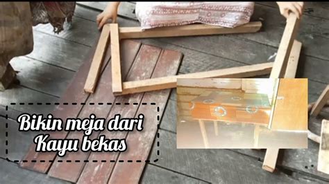 Cara Buat Meja Dari Kayu Bekas Cara Buat Meja Kompor Dari Kayu