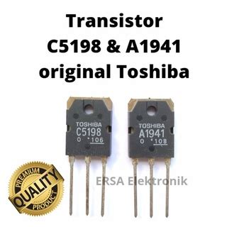 Jual Transistor C5198 A1941 Original Japan Shopee Indonesia