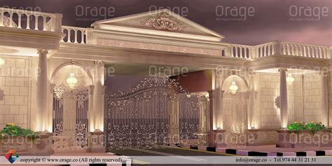 Classical Boundary Wall Design Decoration Ideas