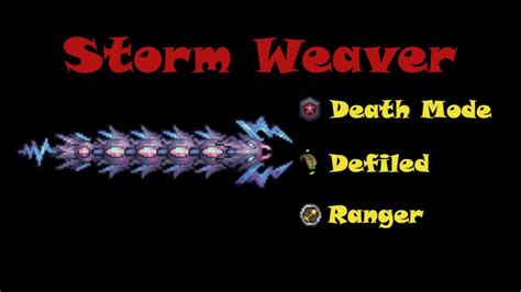 Storm Weaver Defiled Death Mode Ranger Terraria Calamity Mod Youtube