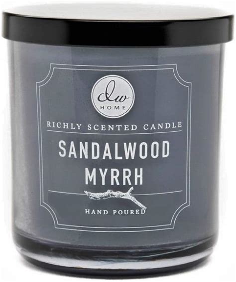 Amazon Dw Home Sandalwood Myrrh Richly Scented Candle Single Wick