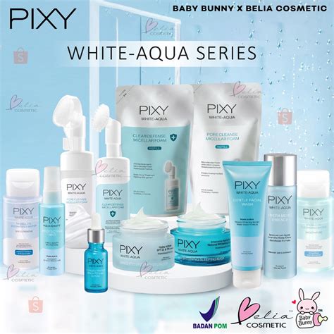 Jual BELIA PIXY White Aqua Series Day Cream Night Sleeping Mask Face