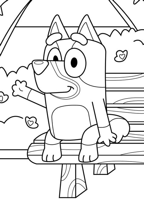 Desenhos De Bluey 1 Para Colorir E Imprimir ColorirOnline