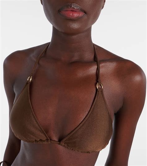 Key West Bikini Top In Brown Melissa Odabash Mytheresa