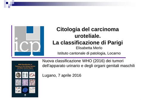 PDF Citologia Del Carcinoma Uroteliale La Classificazione Di