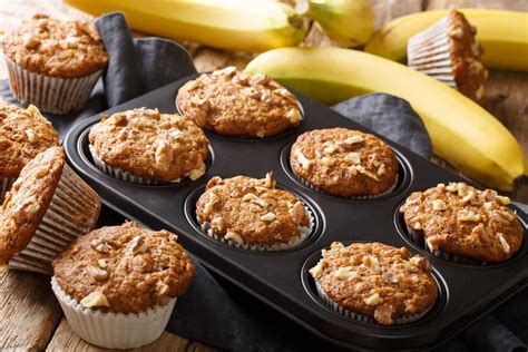 Banana Nut Muffins - The Happier Homemaker 