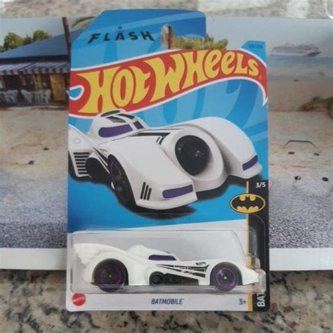 Hot Wheels DC The Flash Batman Batmobile Batmovel Shopee Brasil