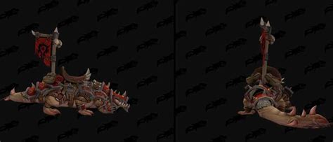 Datamining World Of Warcraft Vicious War Basilisks Horde Mount Costas