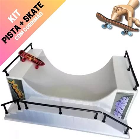 Pista Skate Dedo Rampa Manobras Fingerboard Corrim O Radical Mercadolivre