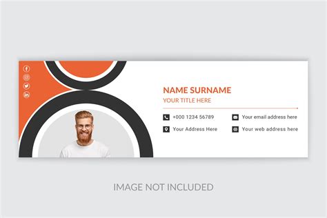 Mail Signature Template Design Graphic by Ju Design · Creative Fabrica