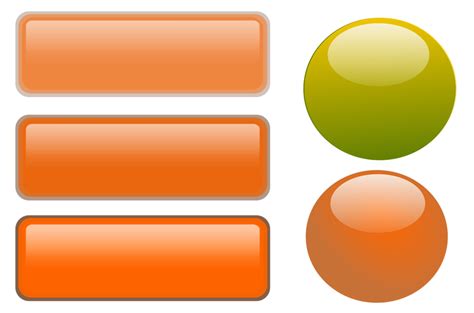 Buttons Clipart Orange Button Picture 316386 Buttons Clipart Orange