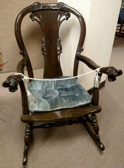 Cool Roaring Lion Head Arms On This Antique Rocking Chair Antique