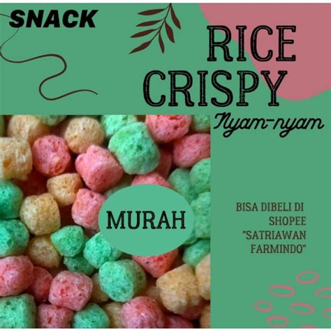 Jual Kualitas Premium Snack Rice Crispy Box Atau Nyam Nyam Dengan Rasa