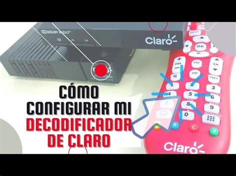 Como Configurar El Decodificador De Claro Con El Control Youtube