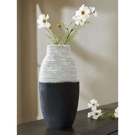 signature design  ashley girtha   black resin urn decorative