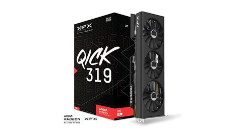 XFX Speedster QICK 319 Radeon RX 7700 XT Black Edition