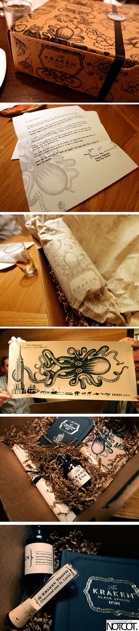 Kraken Rum Press Kits on Behance