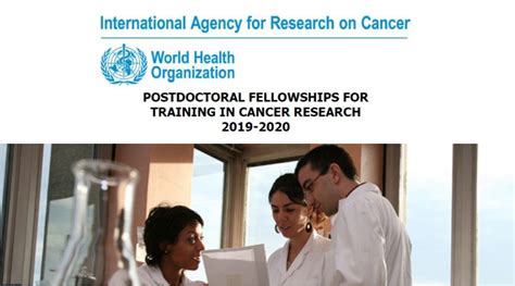 Iarc Postdoctoral Fellowships For Cancer Research 2019 2020