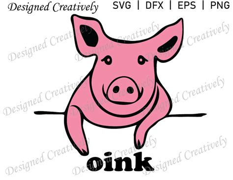 Pig Svg Oink Svg Piggy Svg Farm Pig Svg Farm Animal Svg Etsy Singapore