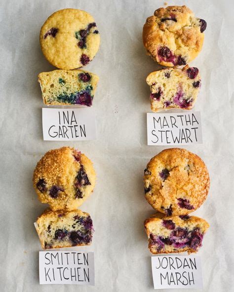 We baked four of the most popular blueberry muffin recipes on the internet: Ina Garten’s, Martha ...