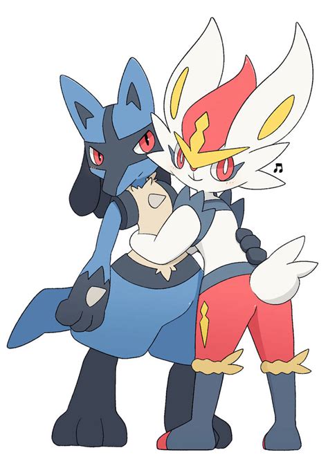 Lucario And Cinderace By Omynoh On Deviantart