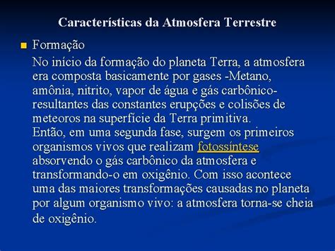 Atmosfera E Suas Camadas A Atmosfera Terrestre N