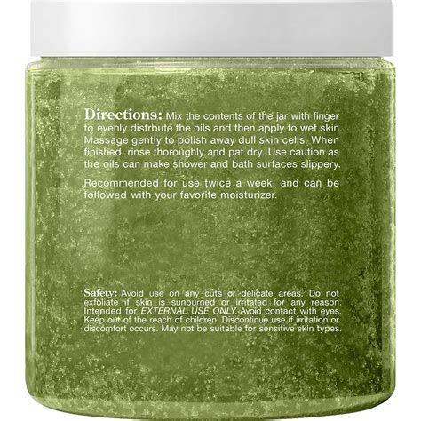 Majestic Pure Matcha Green Tea Body Scrub For All Natural Skin Care Exfoliating Multi Purpose