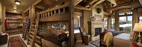 Timber Frame Home Cedarview Lodge Yellowstone Club Rustic Bedroom