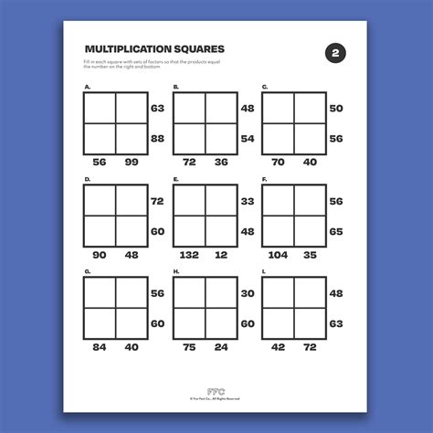 Multiplication GAMES Printable Math Worksheets, 19 Pages, 4 Game Types ...