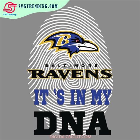 Baltimore Ravens Svg Ravens Dna Logo Svg Nfl Svg Sport Svg Football