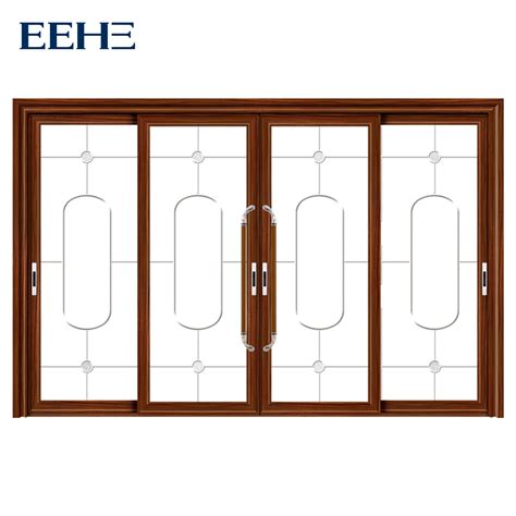Aluminum Sliding Doors Aluminum Casement Sliding French Tempered