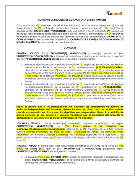 Diferencia Entre Promesa De Compraventa Y Contrato De Compraventa Esta