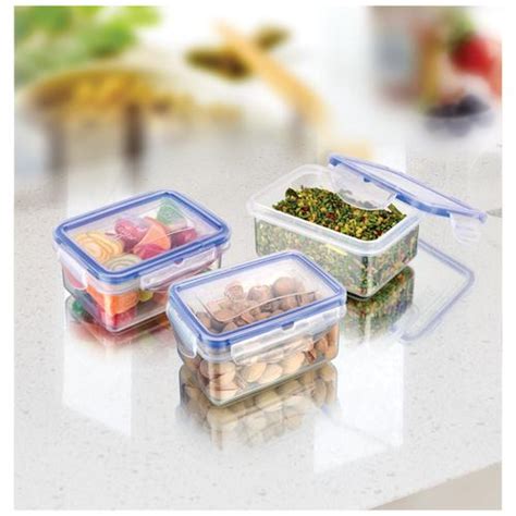 Buy Joyo Side Lock Containers Plain Transparent Durable