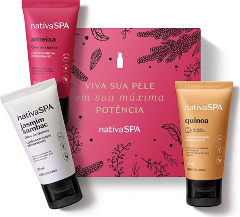 Kit Presente Nativa Spa Itens O Botic Rio