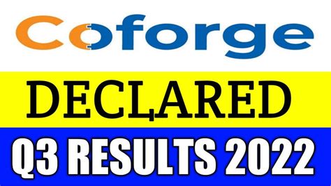 Coforge Q Results Coforge Results Today Coforge Latest News