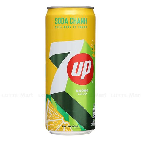 Nước Soda Chanh 7Up Sleek Lon 320Ml