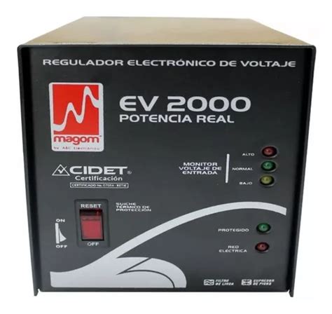 Regulador Electrónico De Voltaje Magom Ev 2000 A 110 V Cuotas sin interés