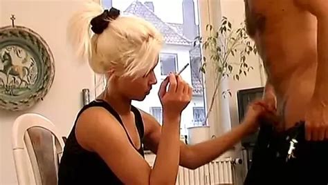 German Blonde Smoking Xhamster