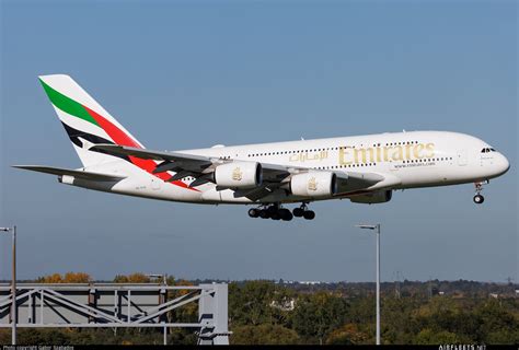 Emirates Airbus A380 A6 EVR Photo 77154 Airfleets Aviation